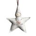 East of India Small Felt Star Baby - Cream