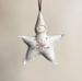 East of India Small Felt Star Baby - Cream