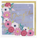 Whistlefish Anemone Dahlia Daughter Birthday Card