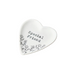 Heart-shaped ceramic plate with 'Special Friend' text on a white background