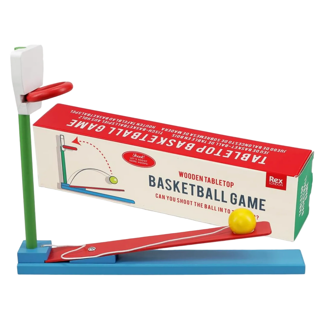 Basketball hoop set with accessories on a white background