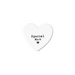 Heart-shaped ceramic ornament with 'Special Mum' text on a white background