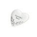Heart-shaped ceramic dish with 'Special Mum' text on a white background
