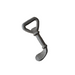 Cast iron bottle opener in a golf club design on a white background