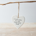 Portland Living To The Moon And Back Hanging Ceramic Heart