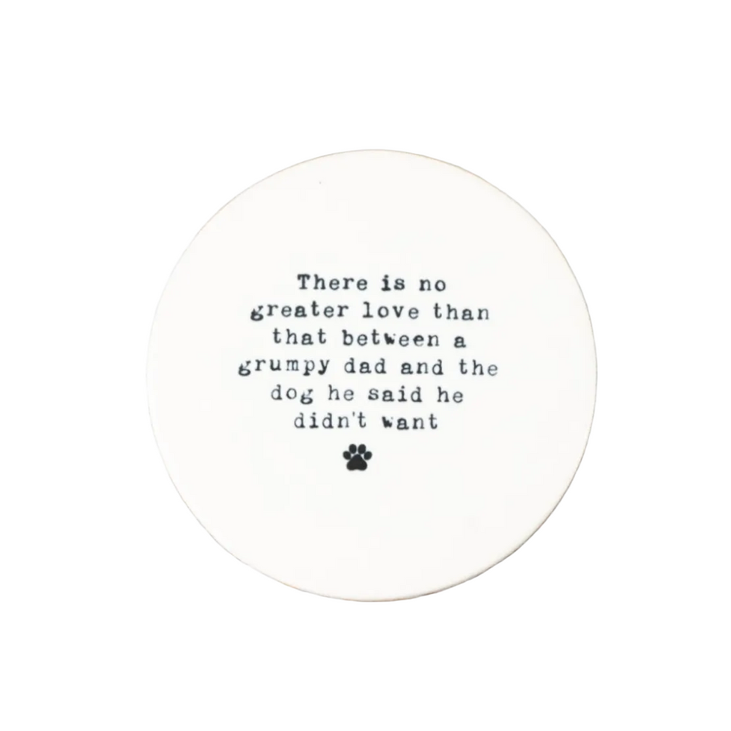 Portland Living Dog Dad Love Coaster