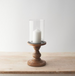 Portland Living Glass Pillar Candle Holder