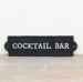 Portland Living Cocktail Bar Cast Iron Sign