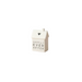 Small white ceramic house-shaped object with 'Happily Ever After' text on a white surface.