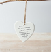 Portland Living True Friends Hanging Ceramic Heart