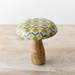 Portland Living Wooden Sunflower Mushroom, 15cm