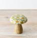 Portland Living Wooden Sunflower Mushroom, 10cm