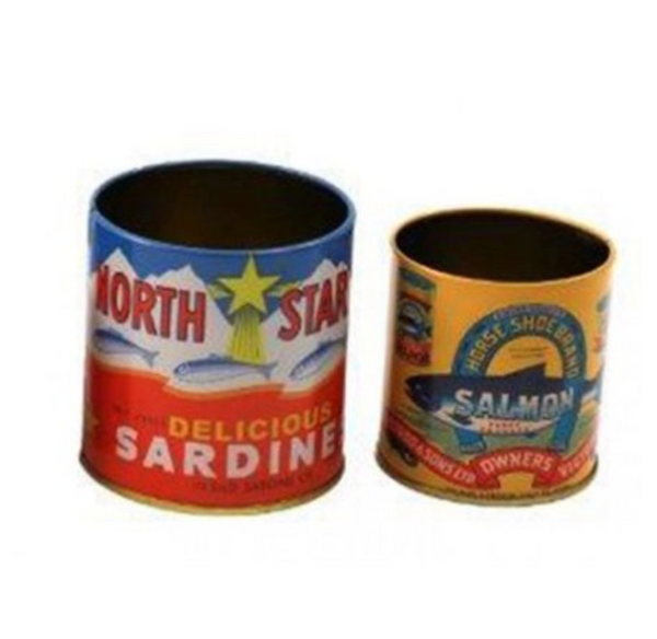 Portland Living - Sardines Mini Storage Tins (set of 2)