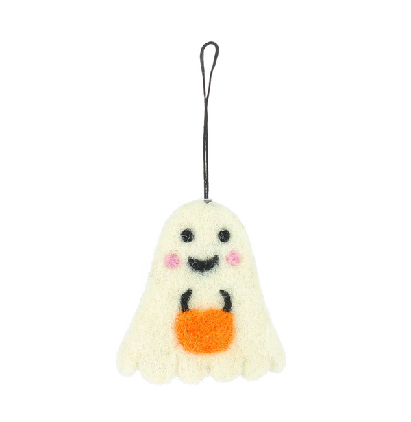 Halloween Trick or Treat Ghost Hanging Decoration