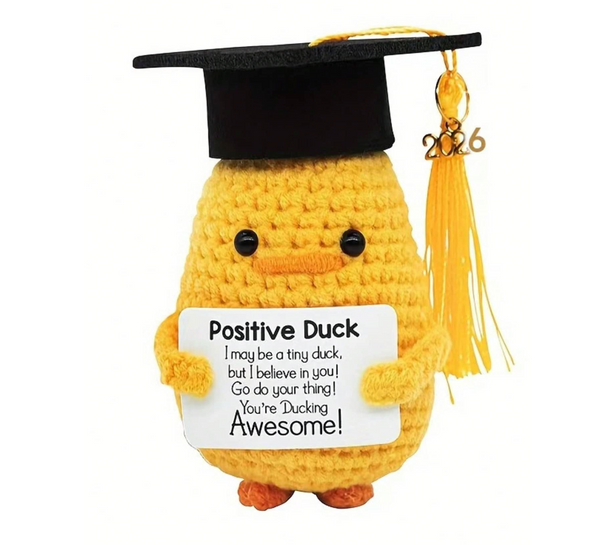 Crochet Positive 2026 Graduation Duck Gift