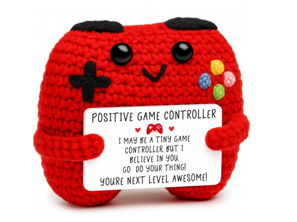 Crochet Positive Game Controller Gift