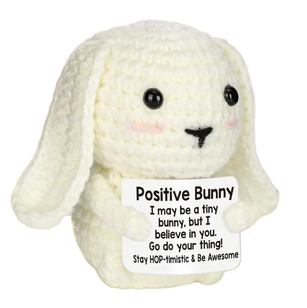 Crochet Positive Bunny Gift