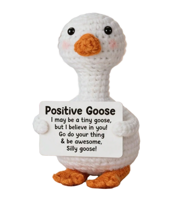 Crochet Positive Goose Gift