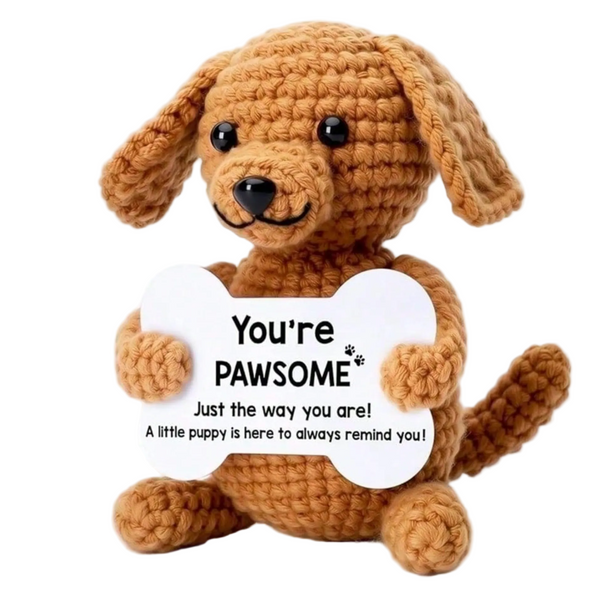 Crochet Positive Puppy Gift