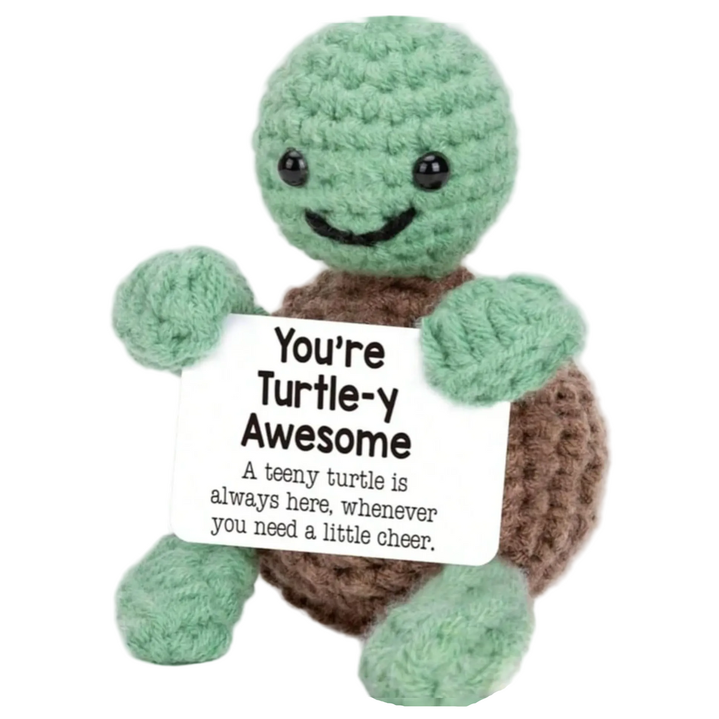 Crochet Positive Turtle Gift