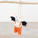 Portland Living  Felt Bat Mouse Deco, 11cm