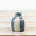 Portland Living  Blue & White Striped Coastal Vase, 10.5cm