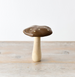Portland Living Wooden Mushroom w/ Gold Spots 15cm