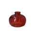 Gisela Graham Vase - Burgundy Ribbed Onion Bud
