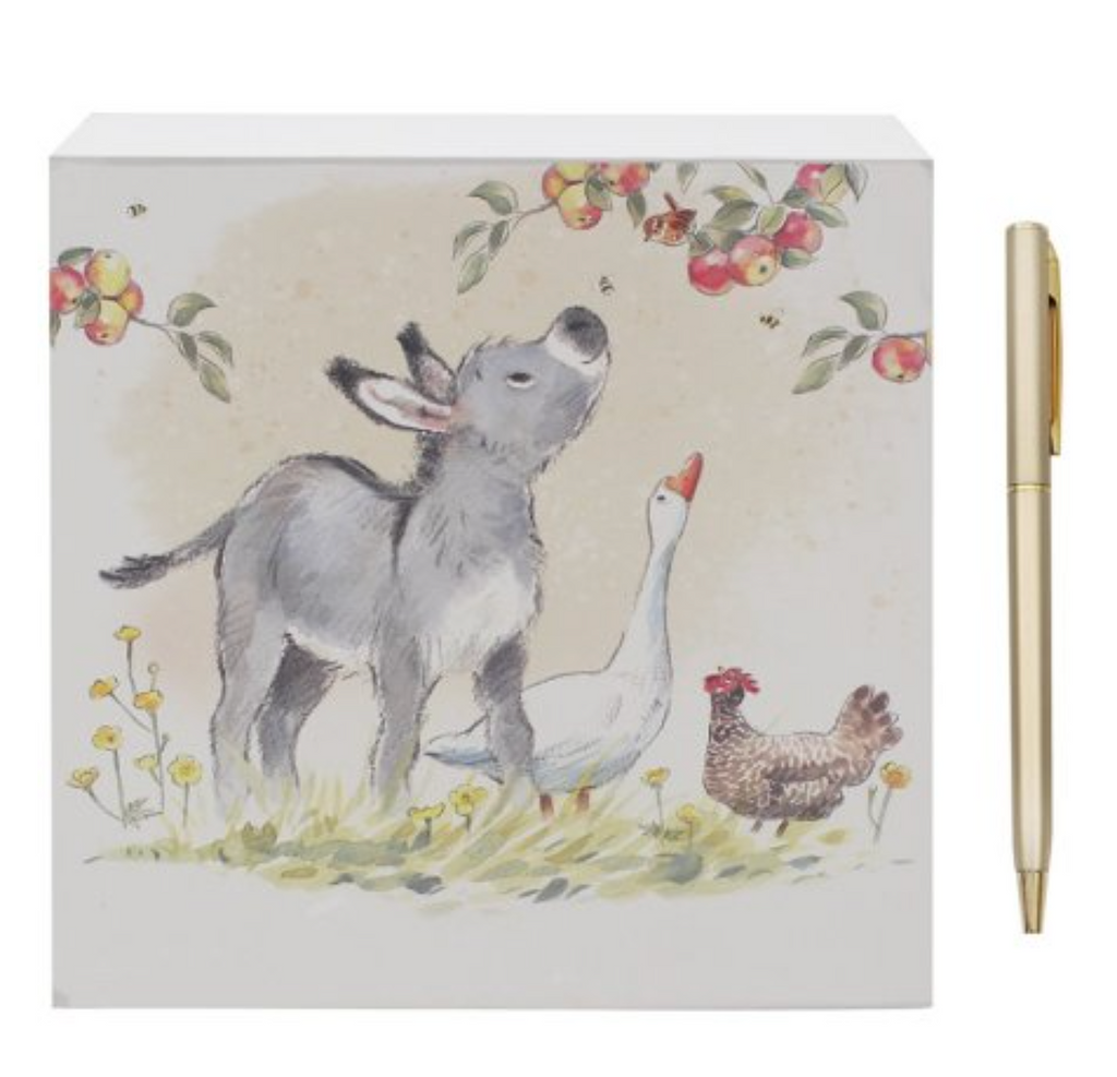 Donkey Goose & Hen Memo Pad