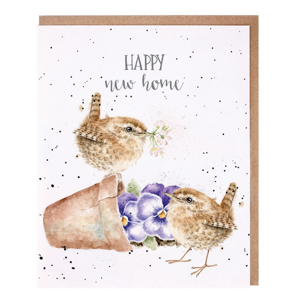 Wrendale  'New Digs' Wren New Home Card