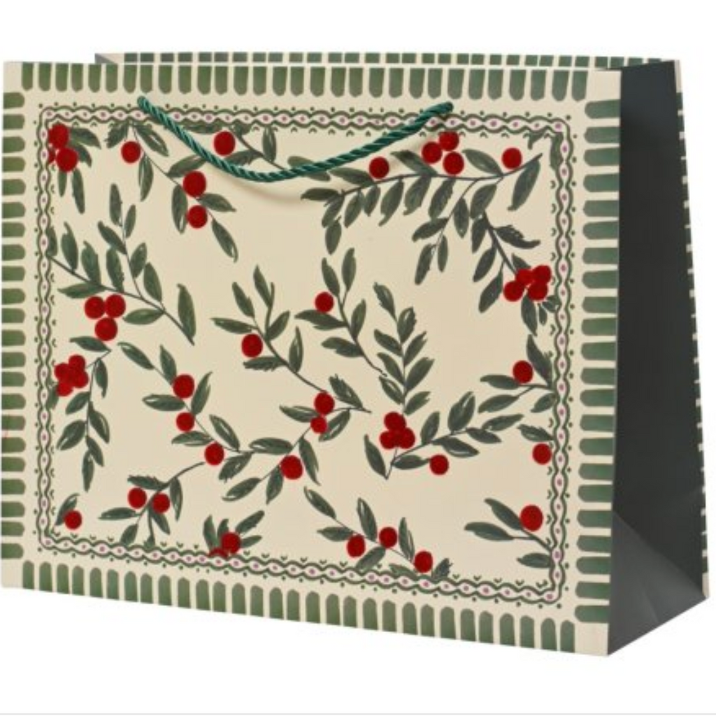 Paper Flock Berries Christmas Gift Bag