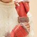 Powder Anna Mittens - Coral