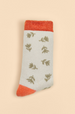 Powder Happy Hedgehog Cosy Socks - Cream