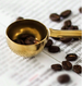 Brass Coffee Pouch Clip with Measuring Spoon