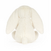 White plush bunny toy on a white background