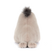 Plush toy with a fluffy tail on a white background