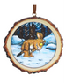 Gisela Graham Assorted The Gruffalo Log Slice Wooden Tree Decoration