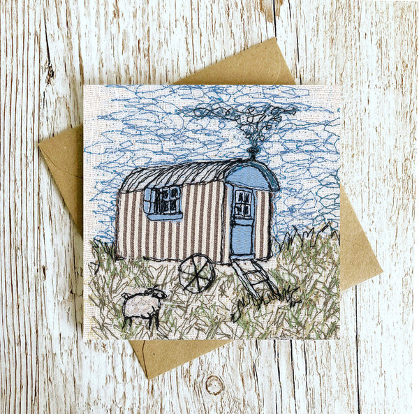 The Shepherd’s Hut Embroidery Art Card