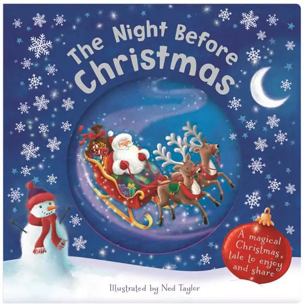 The Night Before Christmas Glitter Globe Book