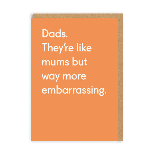 Ohh Deer Dads, Way More Embarrassing Greeting Card