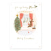 The Art File Mum Rabbit In Window Christmas Card