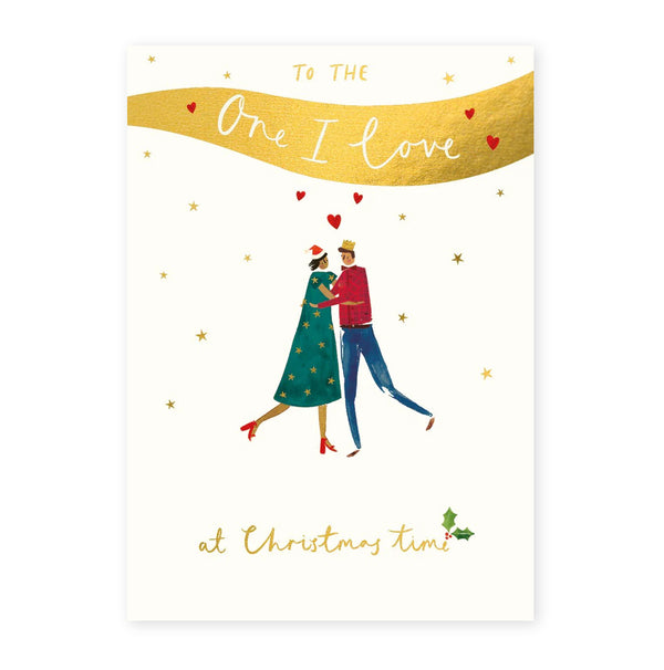 The Art File One I Love Christmas Card