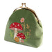 Powder Velvet Coin Purse - Toadstools