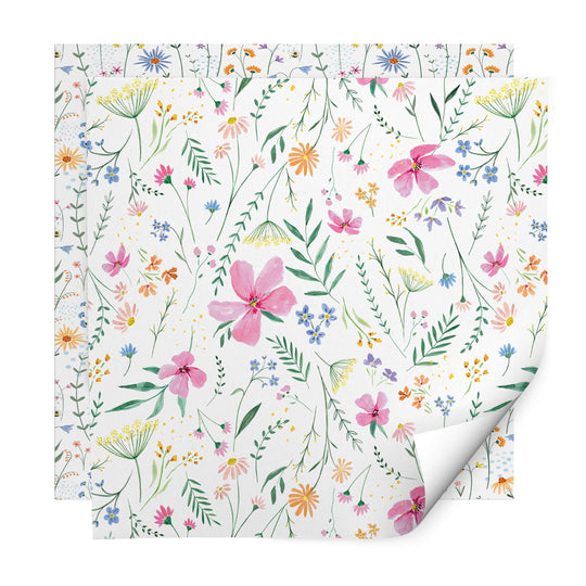 Whistlefish Wildflower Meadow Wrapping Paper