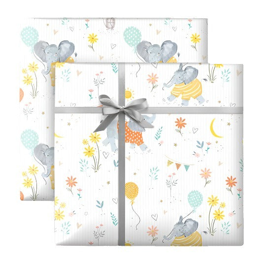 Whistlefish Clementine Wrapping Paper