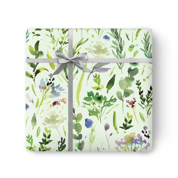 Whistlefish Cornish Herbs Wrapping Paper