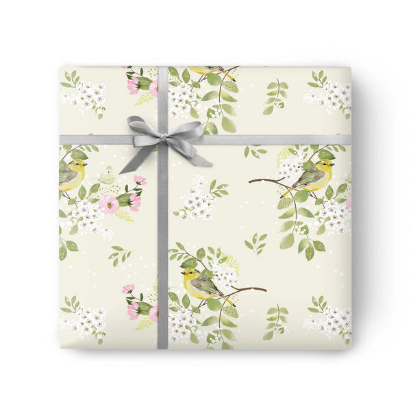 Whistlefish Hedgerow Floral Wrapping Paper