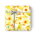 Whistlefish Watercolour Daffodils Wrapping Paper