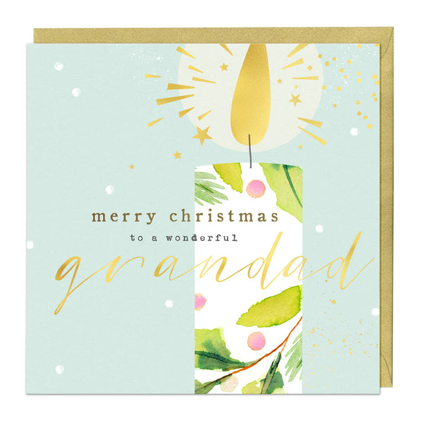 Whistlefish To A Wonderful Grandad Christmas Card