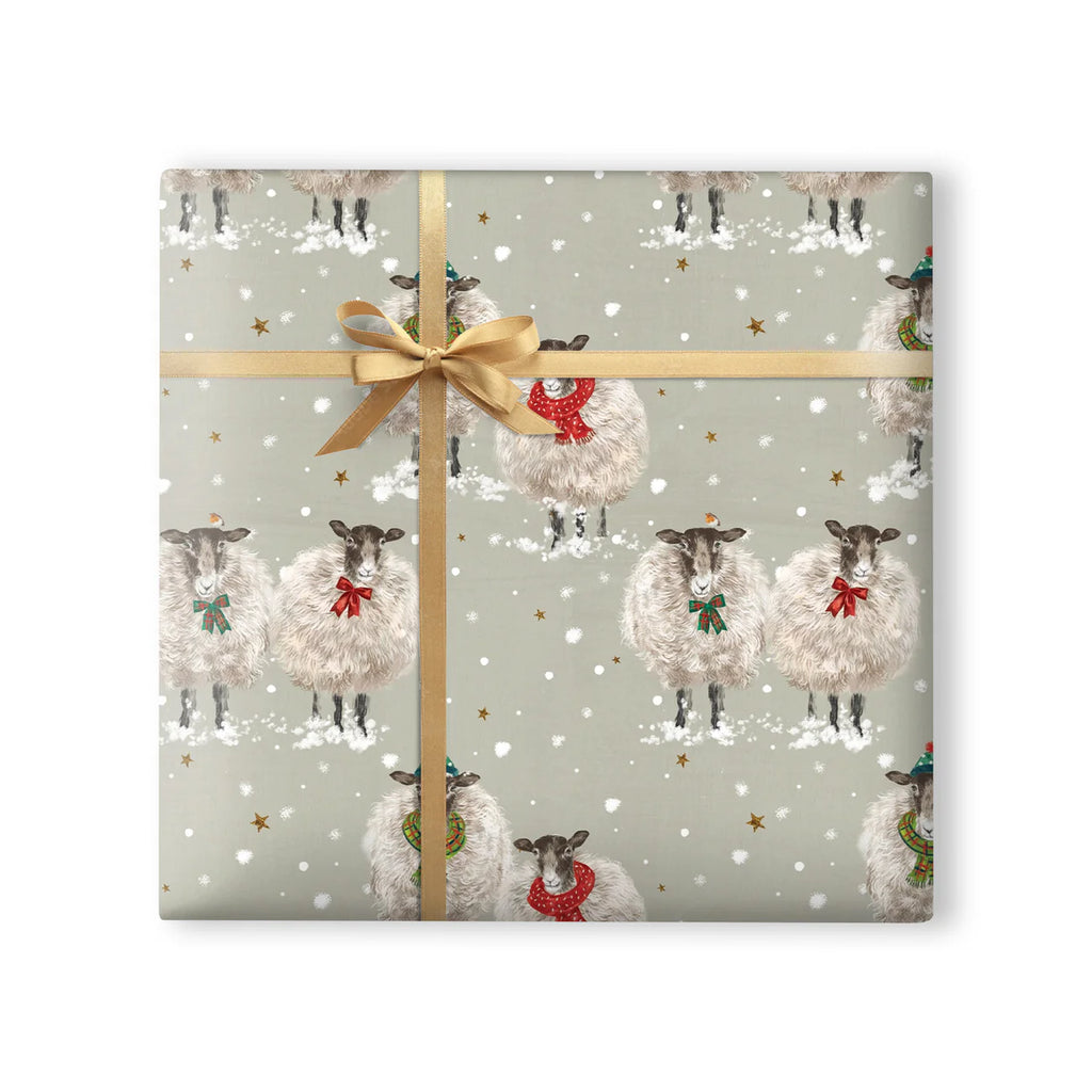 Seasonal Sheep Christmas Wrapping Paper